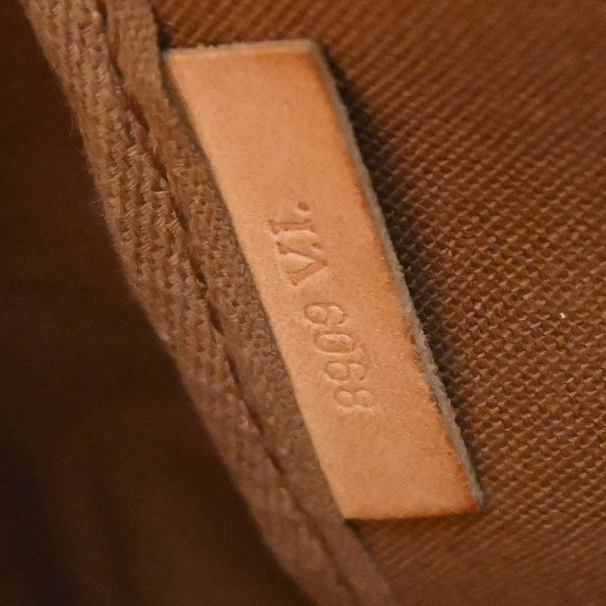 Louis Vuitton Saumur Handbag Monogram Canvas Brown Canvas Shoulder Bag Bag ( )