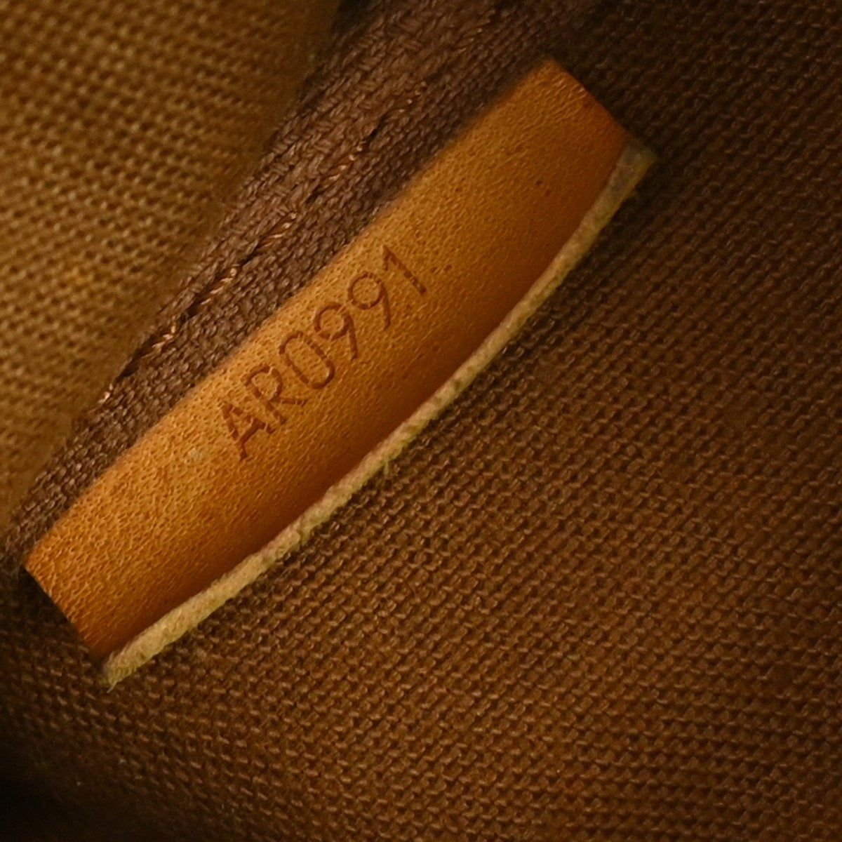 Louis Vuitton Saumur Handbag Monogram Canvas Brown Canvas Shoulder Bag Bag ( )