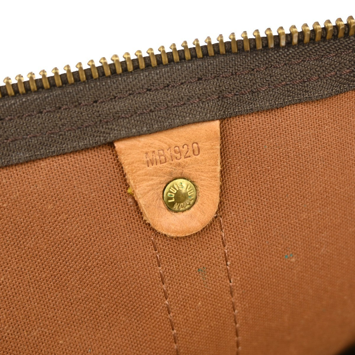 Louis Vuitton Keepall Bag Monogram Canvas Brown Canvas Travel Bag Bag ( )