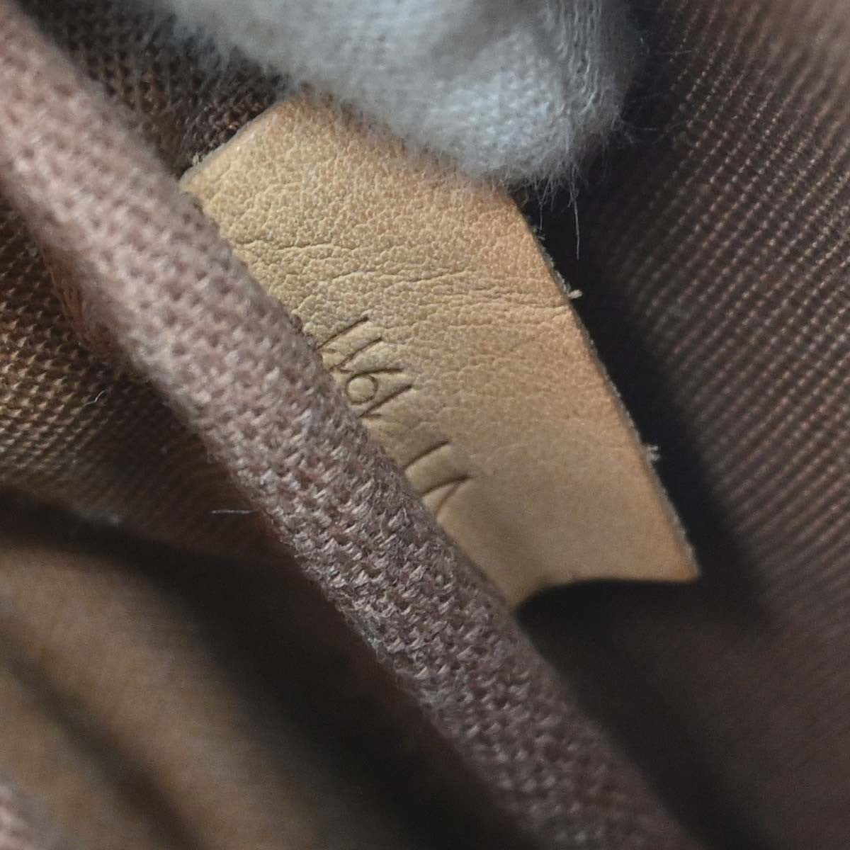 Louis Vuitton Saumur Handbag Monogram Canvas Brown Canvas Shoulder Bag Bag ( )