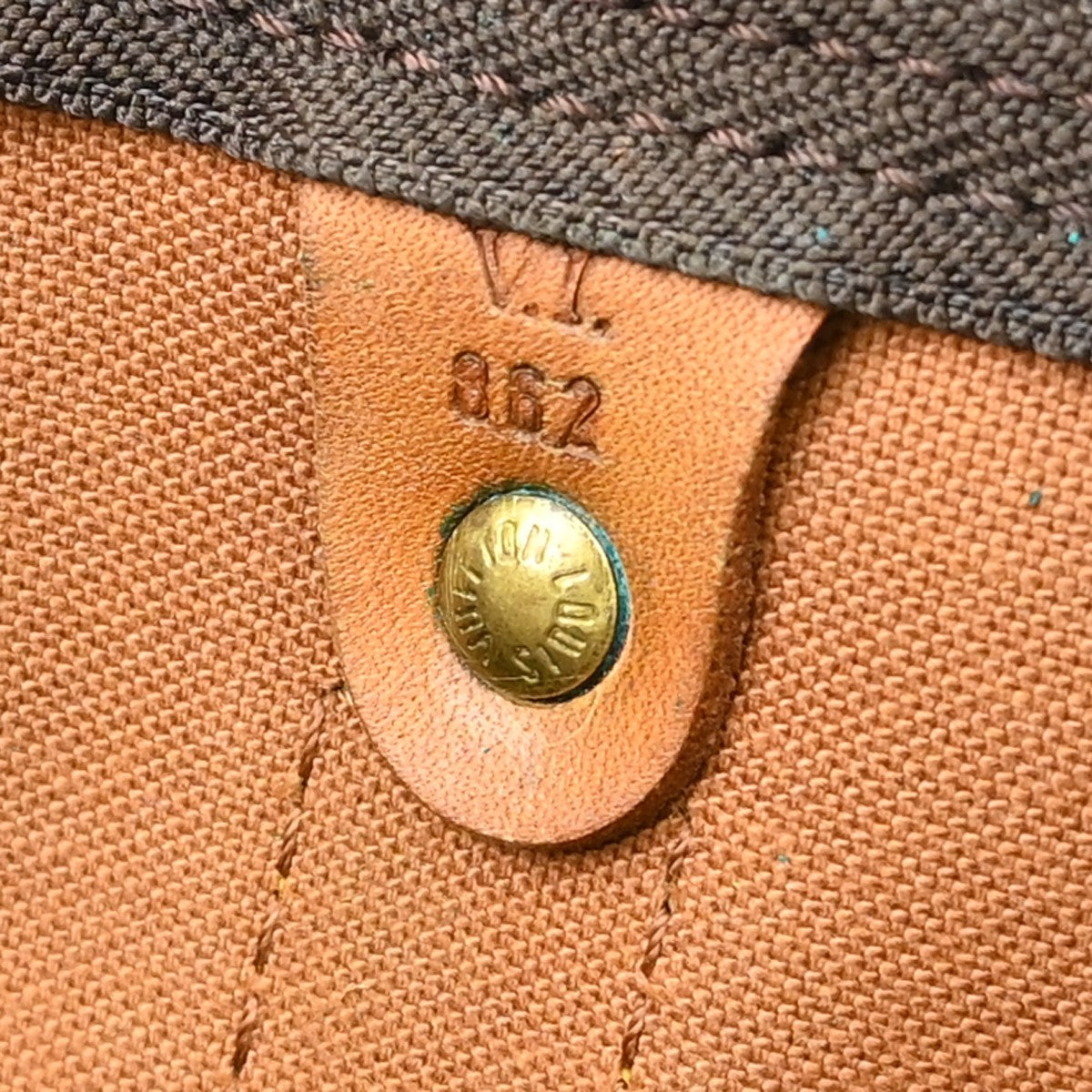 Louis Vuitton Keepall Bag Monogram Canvas Brown Canvas Travel Bag Bag ( )