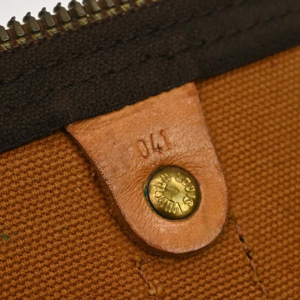 Louis Vuitton Keepall Bag Monogram Canvas Brown Canvas Travel Bag Bag ( )