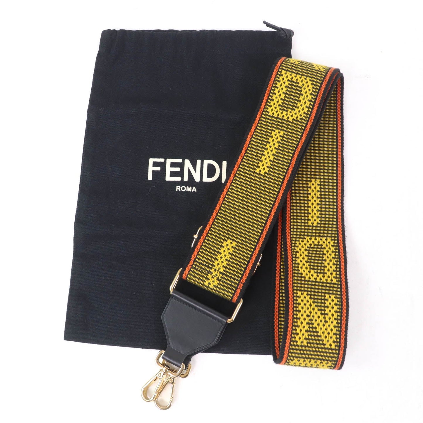 Fendi Strap you Leather Shoulder Strap