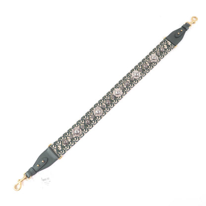 Christian Dior Oblique Embroidered Shoulder Strap