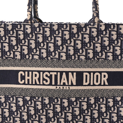 Oblique Medium Book Tote Blue Multicolor