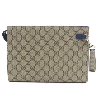 Gucci GG Supreme Canvas Clutch Bag