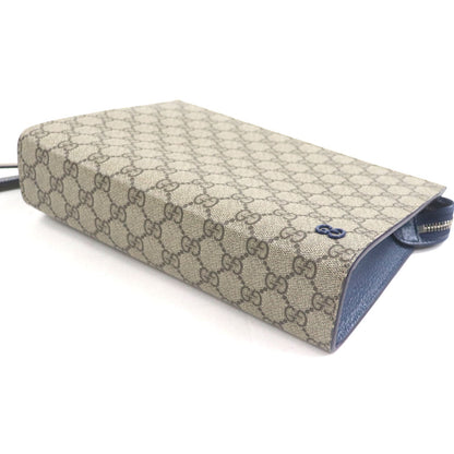 Gucci GG Supreme Canvas Clutch Bag