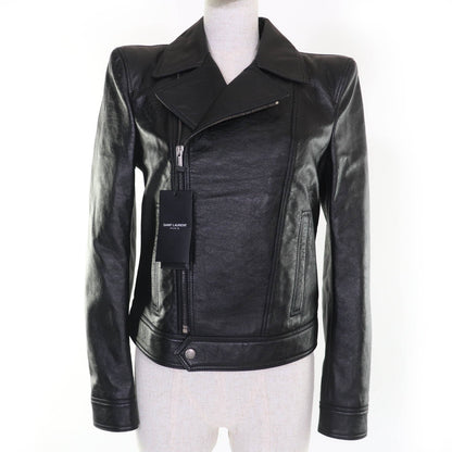 Saint Laurent Paris Power Shoulder Calfskin Jacket