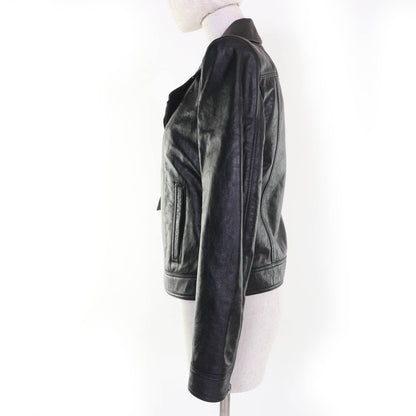 Saint Laurent Paris Power Shoulder Calfskin Jacket