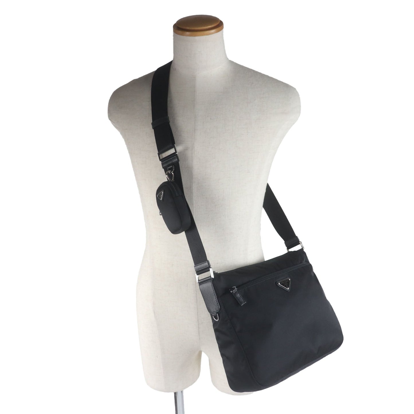 Prada 1BC421 Nylon Shoulder Bag
