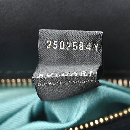 Calfskin Serpenti Forever Shoulder Bag Black