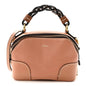 Calfskin Mini Daria Chain Bag Peach Bloom