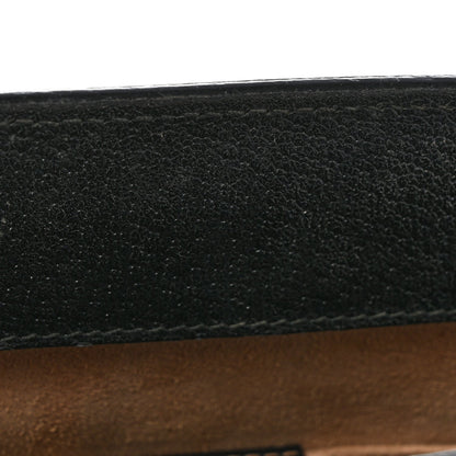 Calfskin GG Web Small Ophidia Chain Shoulder Bag Black