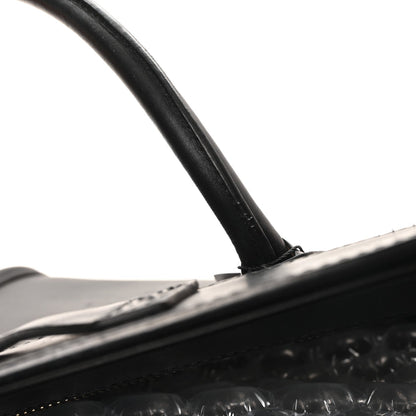 Smooth Calfskin Mini Luggage Black