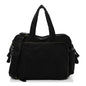 Nylon Quilted Diaper Tote Bag Black