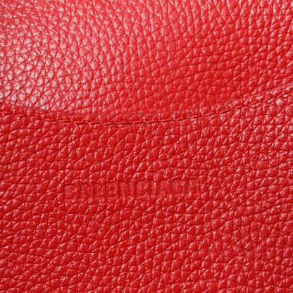 Grained Calfskin Neo Classic Gold Hardware S City Medium Red