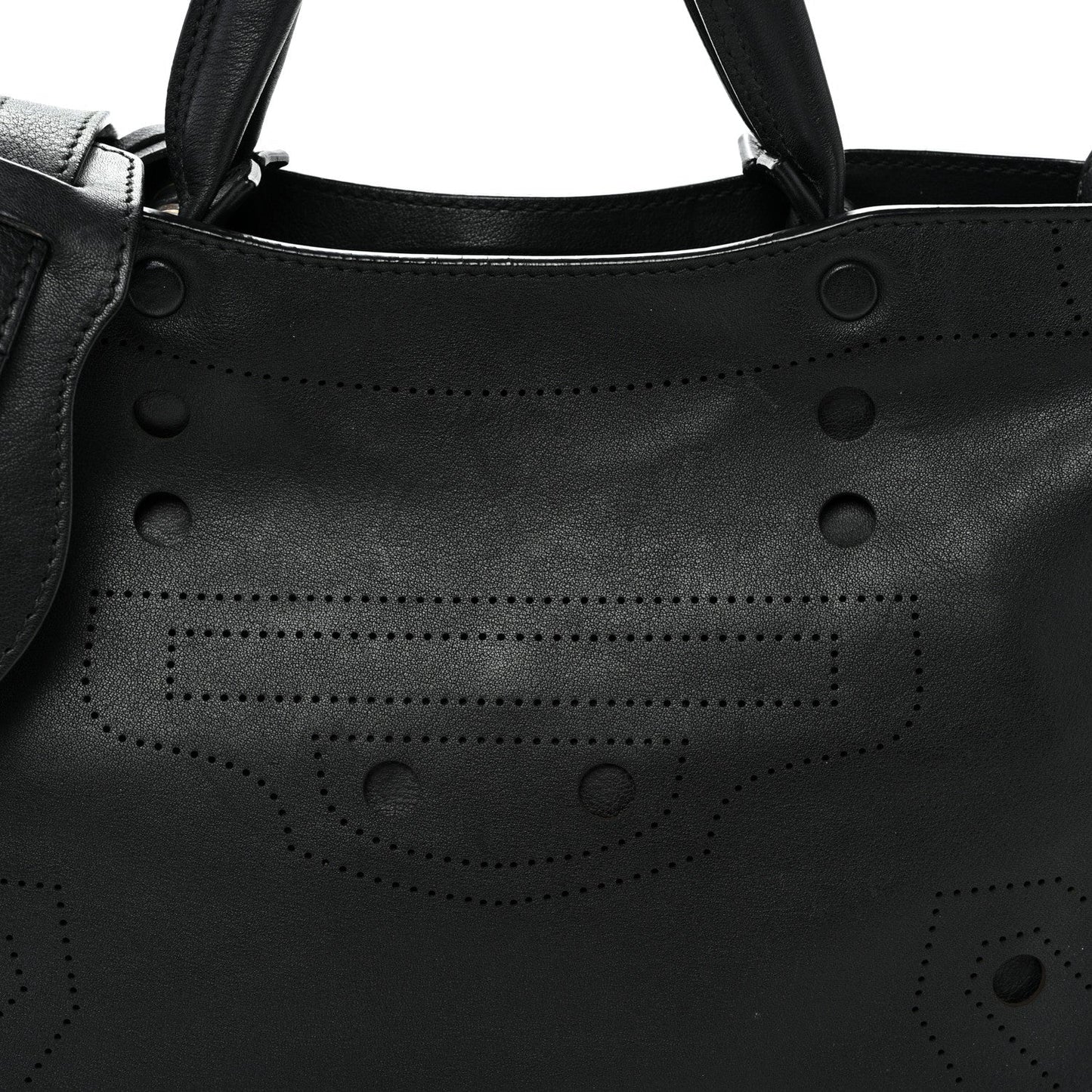 Veau Soyeux Perforated Blackout Hardware S City Black
