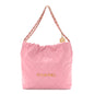 Shiny Calfskin Quilted Small Chanel 22 Dark Pink