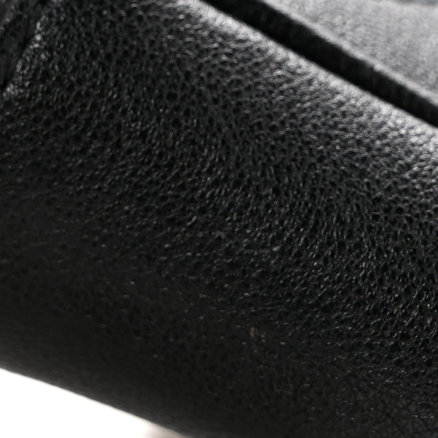 Sakai Be Green Calfskin Diagonal Stitched Mini Blondie Vertical Shoulder Bag Black