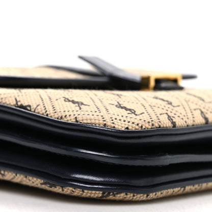 Canvas Small Le Monogramme Satchel Beige Black