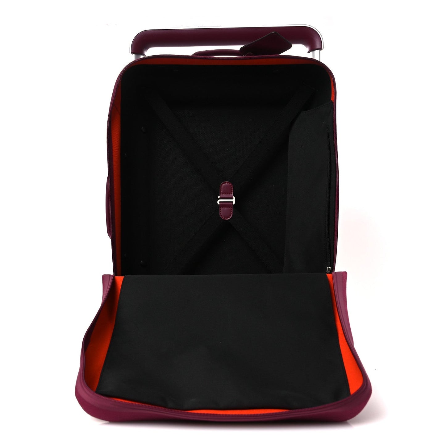 Knit Monogram Horizon Soft 55 Suitcase Fuchsia