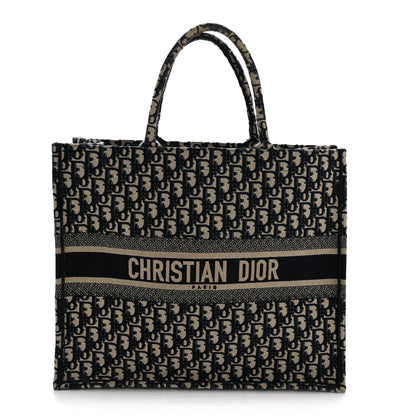 Oblique Large Book Tote Blue Multicolor