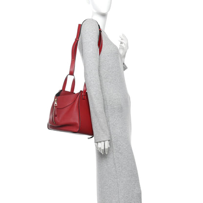 Calfskin Small Hammock Shoulder Bag Rouge