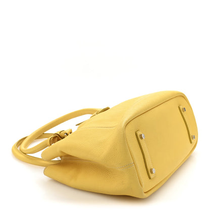 Grained Calfskin Bellevue Odessa Yellow