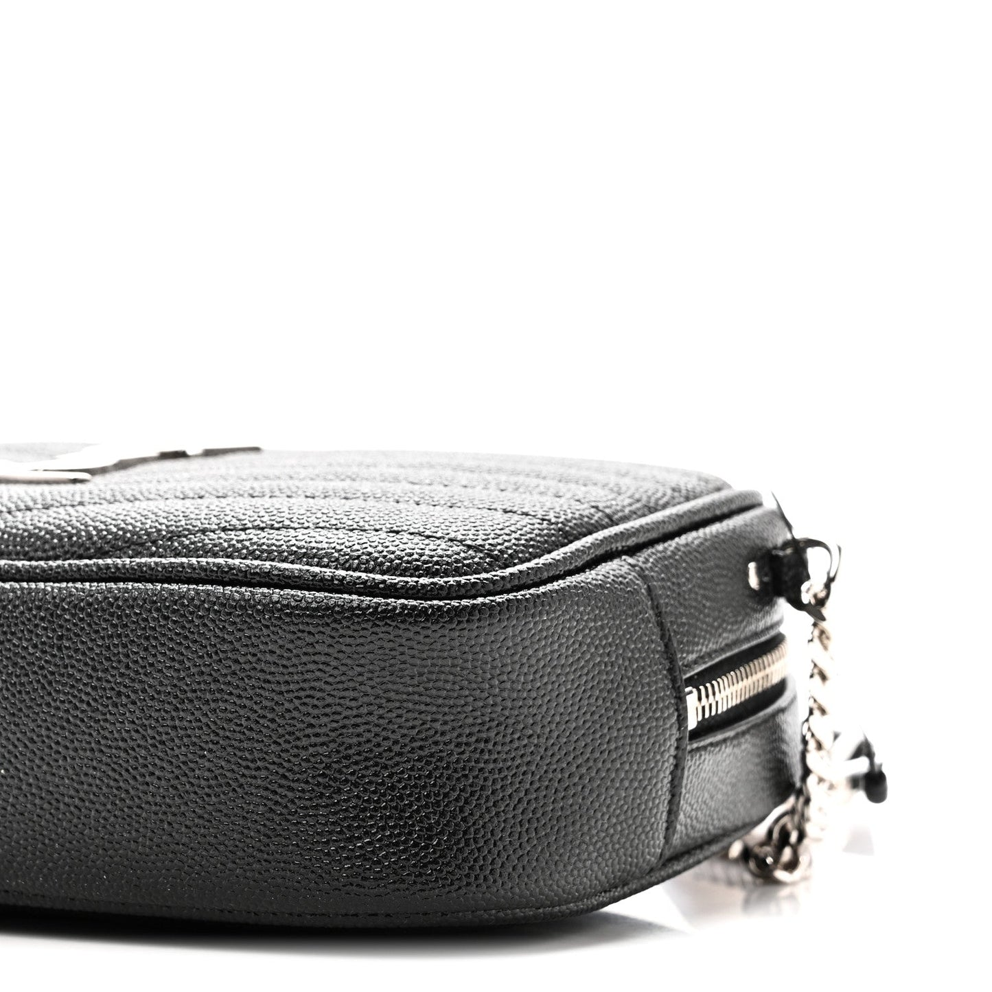 Grain De Poudre Matelasse Monogram Mini Lou Camera Bag Black
