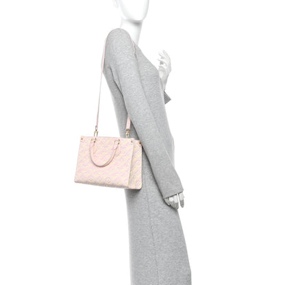 Empreinte Monogram Summer Stardust Onthego PM Pink