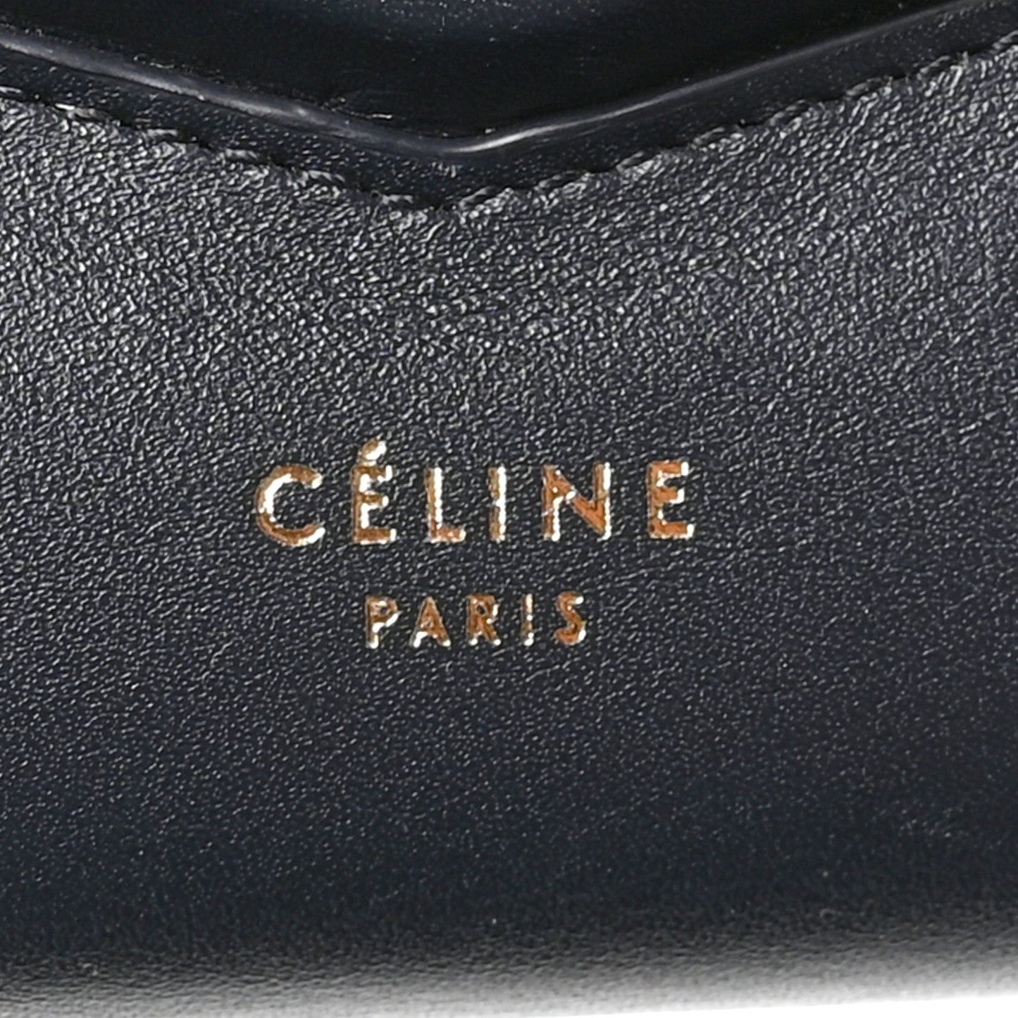 Smooth Calfskin Trotteur Clutch Navy Blue Red