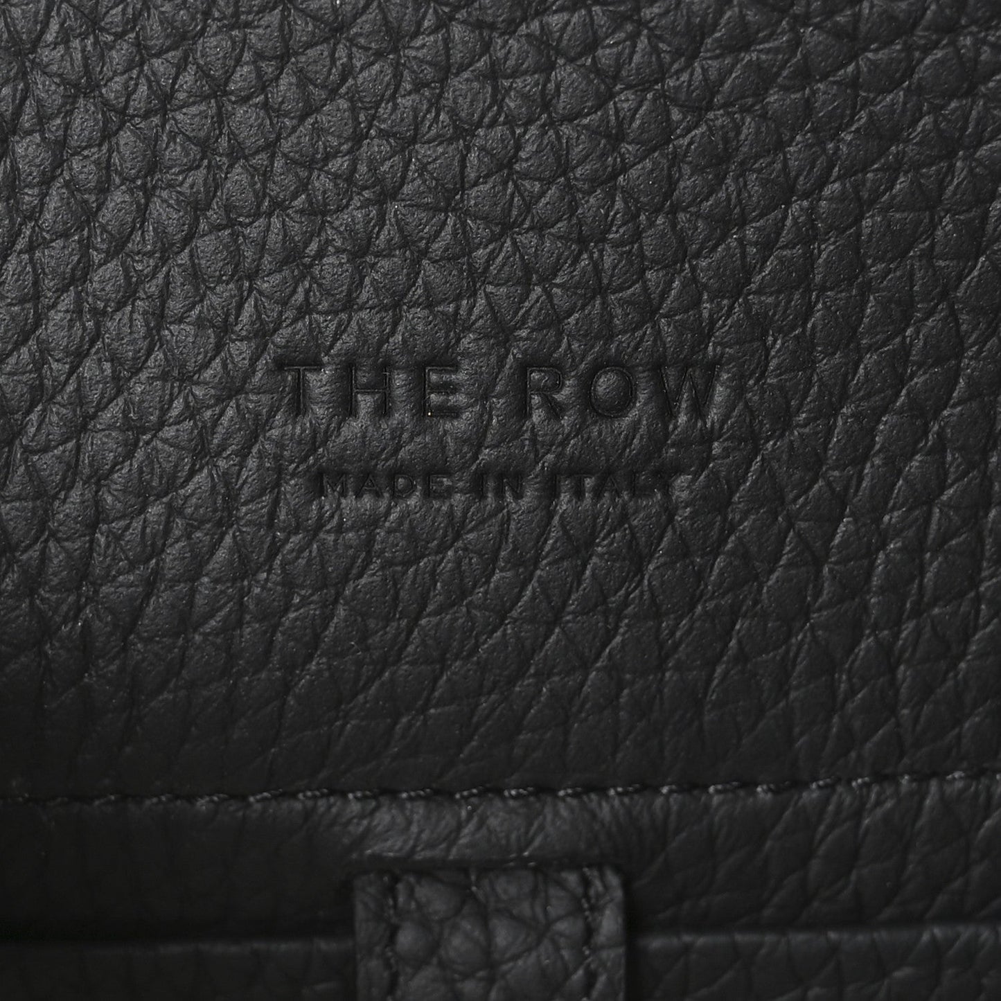 Grained Calfskin Soft Margaux 10 Bag Black