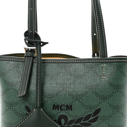 Lauretos Nappa MIni Himmel Shopper Tote Forest Green