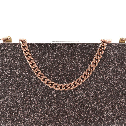 Acrylic Glitter Chain Clutch Copper