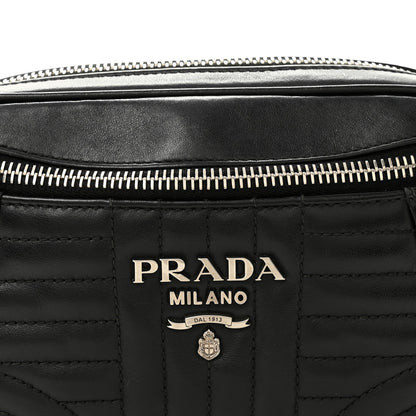 Soft Calfskin Impunture Diagramme Belt Bag Black