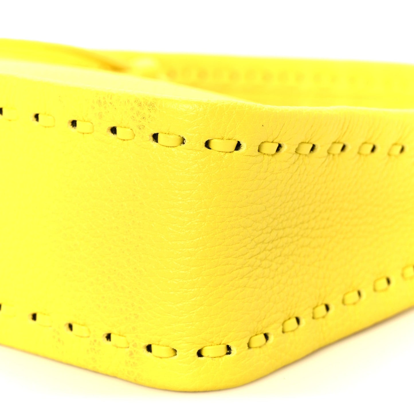 Cuoio Roma Sellerissima Nappa Sintetica Tape Stitch Mini Fendessence Shoulder Bag Pomelo