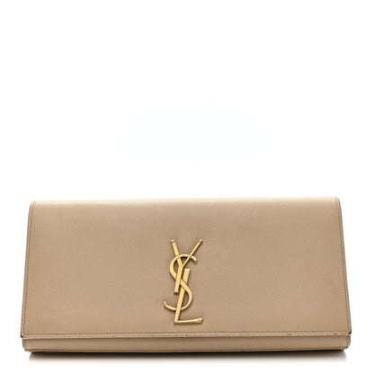 Grain De Poudre Classic Monogram Cassandre Clutch Nude