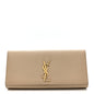 Grain De Poudre Classic Monogram Cassandre Clutch Nude