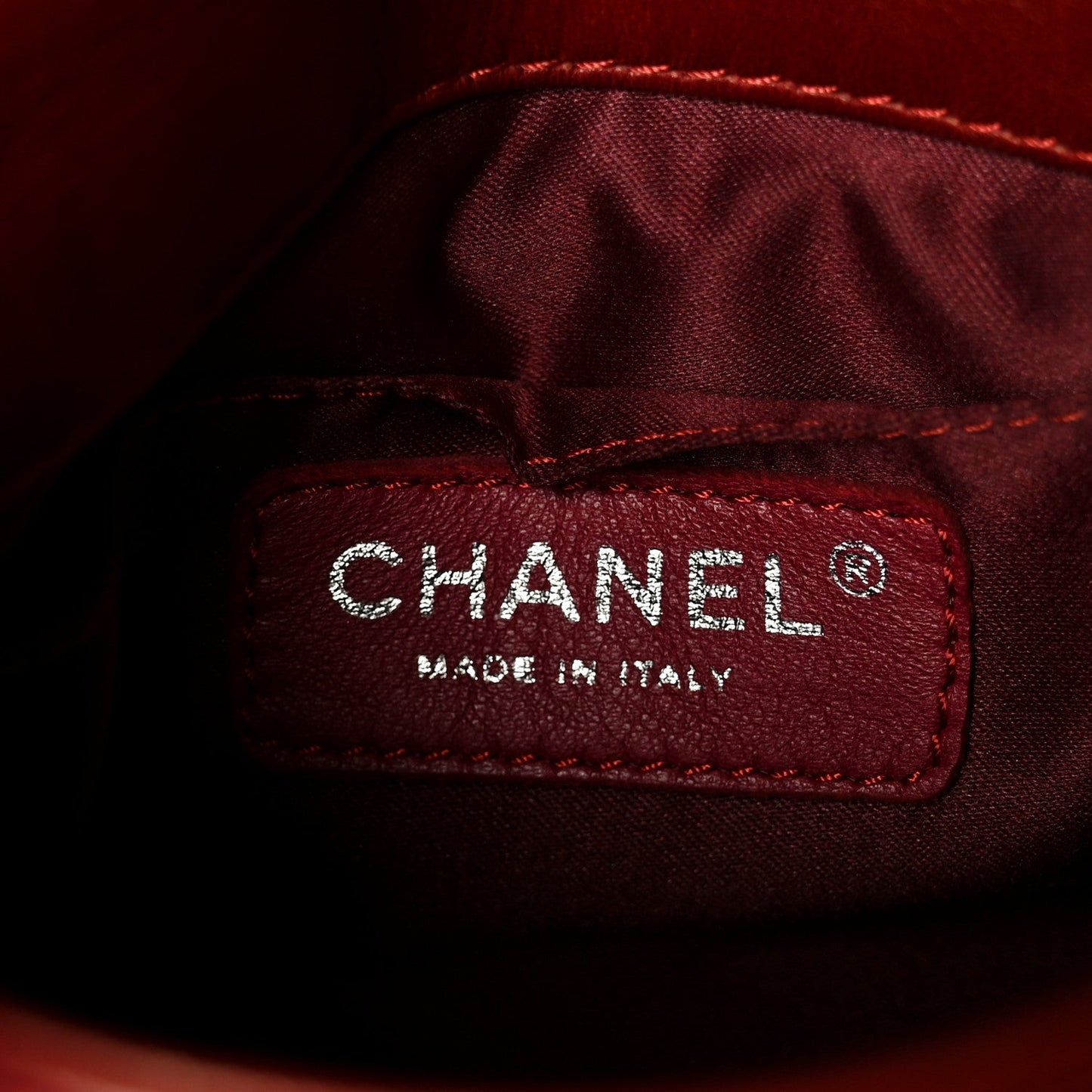 Lambskin Quilted Mini Chanel 3 Flap Red