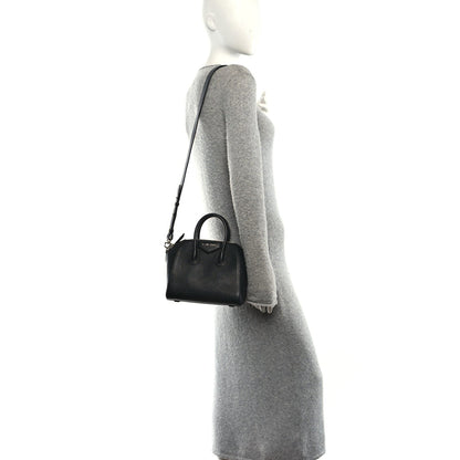 Sugar Goatskin Mini Antigona Black