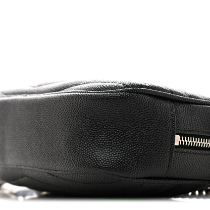 Grain De Poudre Matelasse Monogram Mini Lou Camera Bag Black