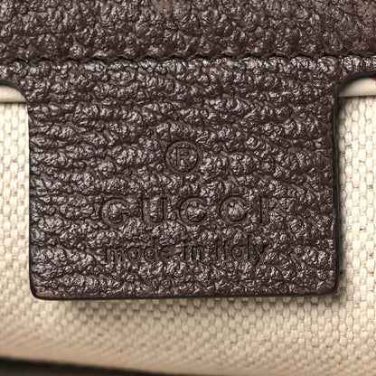 Soft GG Supreme Monogram Courrier Web Medium Flat Messenger Bag Beige New Acero Multicolor