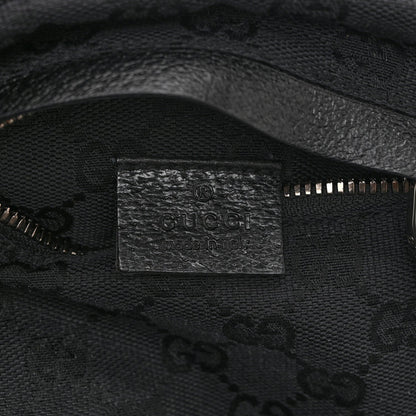 GG Monogram Double Pocket Belt Bag Black