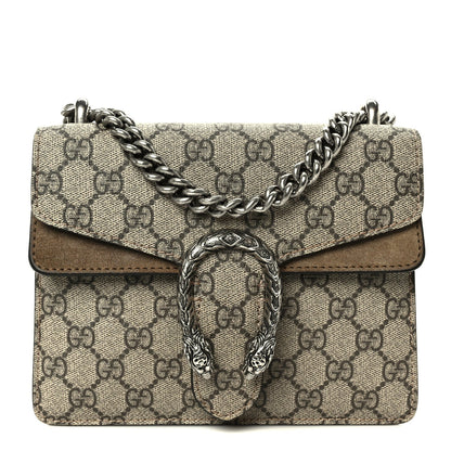 GG Supreme Monogram Mini Dionysus Shoulder Bag Taupe