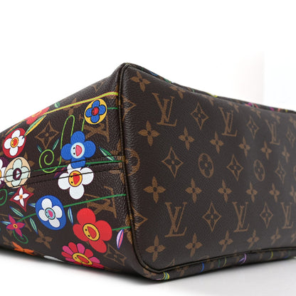 LV X TM Monogram Flowers Neverfull MM