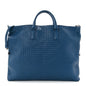 Nappa Intrecciato Medium Convertible Tote Atlantic