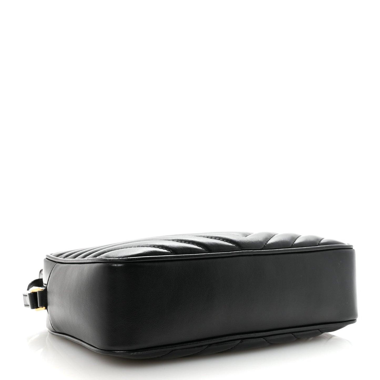 Calfskin Matelasse Monogram Lou Camera Bag Black