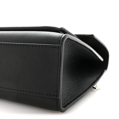 Soft Calfskin My Lockme Chain Bag BB Black