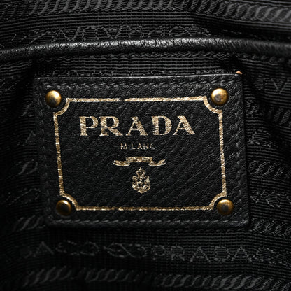 Vitello Daino Tote Black