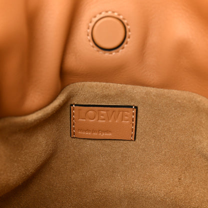 Calfskin Mini Flamenco Knot Clutch Warm Desert